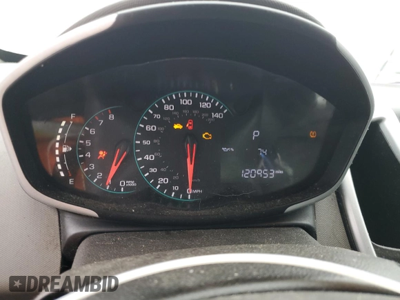 2017 Chevrolet Sonic LT with VIN 1G1JG6SH0H4177229, listed as a Copart auction lot 58264135 with 120,953 mi miles and Salvage title. Bid and sale history available at DreamBid. Image 9.