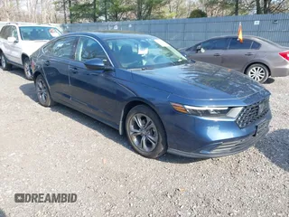 2024 Honda Accord EX с VIN 1HGCY1F32RA070475, выставлен на аукционе IAAI как лот 41769038 с пробегом 7 475 миль миль и . История ставок и продаж доступна на DreamBid. Изображение 1.