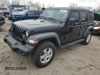 2023 Jeep Wrangler Sport S z VIN 1C4HJXDN1PW596242, wystawiony jako Copart lot #82020314 z przebiegiem 30 061 mil mil oraz Szkoda całkowita • Salvage title. Historia ofert i sprzedaży dostępna na DreamBid. Obrazek 1.