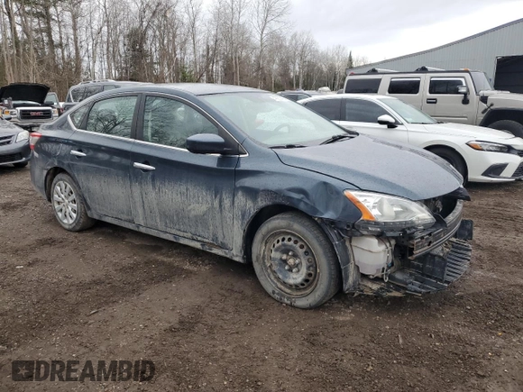 2014 Nissan Sentra S with VIN 3N1AB7AP8EL615279, listed as a Copart auction lot 49953475 with Not Provided miles and Clean Title. Bid and sale history available at DreamBid. Image 4.