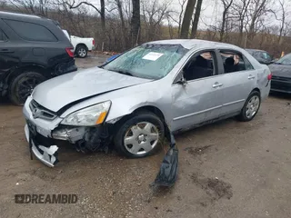 2005 Honda Accord LX with VIN 1HGCM663X5A069934, listed as a IAAI auction lot 41231379 with 191,556 mi miles and . Bid and sale history available at DreamBid. Image 2.