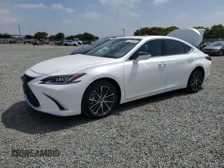 2025 Lexus ES 350 with VIN 58ADZ1B17SU202434, listed as a Copart auction lot 62025545 with 399 mi miles and Salvage title. Bid and sale history available at DreamBid. Image 1.