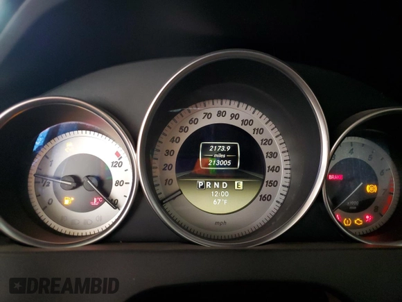 2012 Mercedes-Benz C 350 Sport with VIN WDDGF5HB7CR197089, listed as a Copart auction lot 50959415 with 213,005 mi miles and Salvage Title. Bid and sale history available at DreamBid. Image 9.
