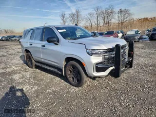 2023 Chevrolet Tahoe Commercial with VIN 1GNSKLED0PR500995, listed as a Copart auction lot 87460084 with 19,698 mi miles and Salvage Title. Bid and sale history available at carsss.com. Image 3.