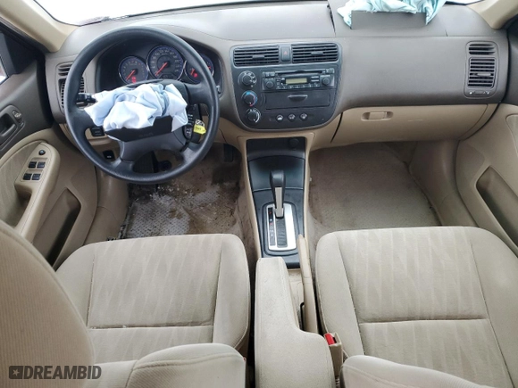 2003 Honda Civic LX with VIN 2HGES16623H929271, listed as a Copart auction lot 83689744 with 169,117 mi miles and Salvage Title. Bid and sale history available at carsss.com. Image 8.