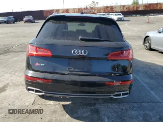 2018 Audi SQ5 Premium Plus with VIN WA1A4AFY3J2138336, listed as a Copart auction lot 56343445 with 45,763 mi miles and Salvage title. Bid and sale history available at DreamBid. Image 6.