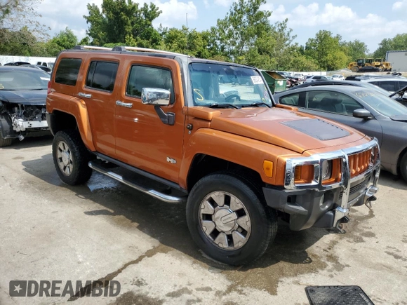 2007 Hummer H3 SUV with VIN 5GTDN13E778243518, listed as a Copart auction lot 66034654 with 152,016 mi miles and Salvage Title. Bid and sale history available at carsss.com. Image 4.