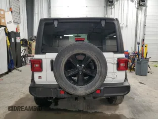 2023 Jeep Wrangler Sport S with VIN 1C4HJXDN1PW628218, listed as a Copart auction lot 48355205 with 32,009 mi miles and Salvage title. Bid and sale history available at DreamBid. Image 6.