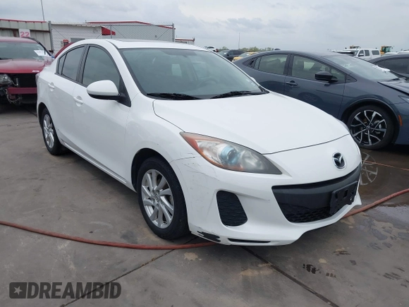 2012 Mazda Mazda3 i Touring with VIN JM1BL1V74C1694444, listed as a IAAI auction lot 41879335 with 123,020 mi miles. Bid and sale history available at carsss.com. Image 1.