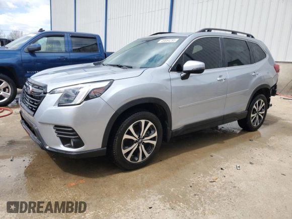 2022 Subaru Forester Limited with VIN JF2SKANCXNH466380, listed as a Copart auction lot 49664295 with 40,505 mi miles and Salvage Title. Bid and sale history available at carsss.com. Image 1.