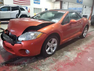 2008 Mitsubishi Eclipse GS with VIN 4A3AL25F58E024519, listed as a Copart auction lot 81687284 with 91,833 mi miles and Salvage Title. Bid and sale history available at carsss.com. Image 1.