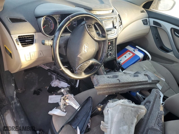 2016 Hyundai Elantra Value Edition with VIN KMHDH4AE7GU632844, listed as a Copart auction lot 48435605 with 162,995 mi miles and Salvage Title. Bid and sale history available at carsss.com. Image 8.
