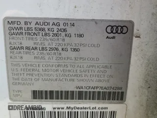 2014 Audi Q5 Premium z VIN WA1CFAFP7EA074288, wystawiony jako Copart lot #53398815 z przebiegiem 200 749 mil mil oraz Szkoda całkowita • Salvage title. Historia ofert i sprzedaży dostępna na DreamBid. Obrazek 13.