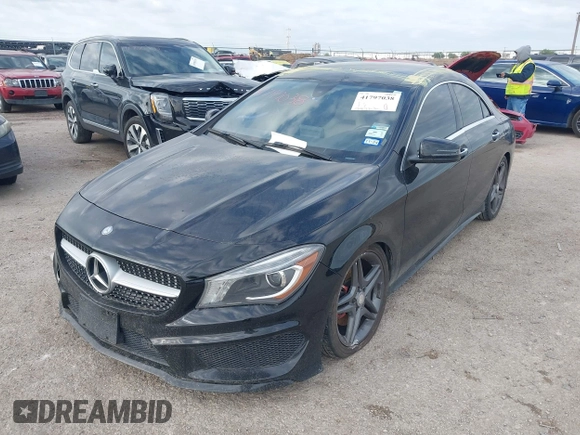 2015 Mercedes-Benz CLA 250 with VIN WDDSJ4EB5FN177720, listed as a IAAI auction lot 41797038 with 128,722 mi miles and . Bid and sale history available at DreamBid. Image 2.
