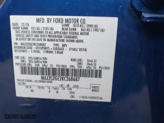 2019 Ford EcoSport SE with VIN MAJ3S2GE2KC268687, listed as a IAAI auction lot 41516298 with 21,773 mi miles. Bid and sale history available at carsss.com. Image 9.