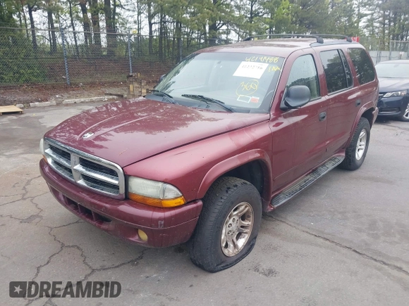 2003 Dodge Durango SLT with VIN 1D4HS48N13F543401, listed as a IAAI auction lot 42191488 with 280,092 mi miles and . Bid and sale history available at DreamBid. Image 2.