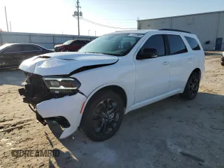 2024 Dodge Durango GT Plus с VIN 1C4RDHDG1RC152608, выставлен на аукционе Copart как лот 71767964 с пробегом 3 483 миль миль и Списание • Salvage title. История ставок и продаж доступна на DreamBid. Изображение 1.