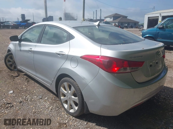 2013 Hyundai Elantra Limited with VIN 5NPDH4AE3DH223833, listed as a IAAI auction lot 42209982 with 169,665 mi miles and . Bid and sale history available at DreamBid. Image 3.