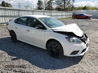 2018 Nissan Sentra SR with VIN 3N1AB7AP4JY236177, listed as a Copart auction lot 55606275 with 91,772 mi miles and Salvage Title. Bid and sale history available at DreamBid. Image 4.