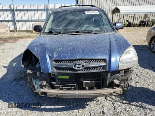 2007 Hyundai Tucson SE with VIN KM8JN12D37U671575, listed as a Copart auction lot 75010934 with 160,661 mi miles and Salvage Title. Bid and sale history available at carsss.com. Image 5.