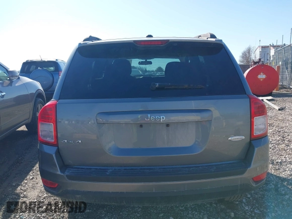 2012 Jeep Compass Latitude with VIN 1C4NJDEBXCD563543, listed as a IAAI auction lot 41711187 with 149,100 mi miles. Bid and sale history available at carsss.com. Image 16.