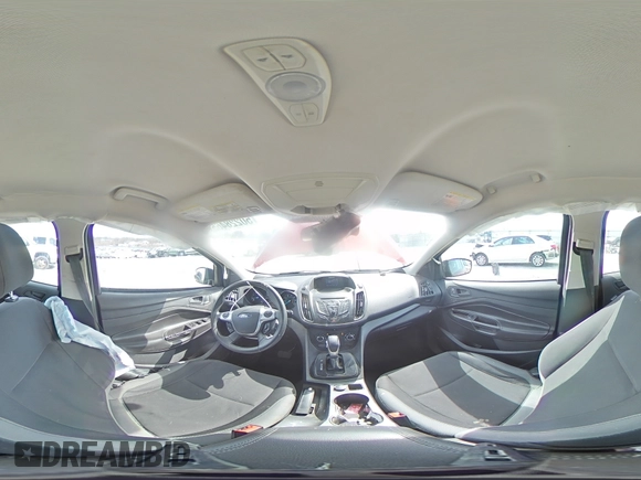 2014 Ford Escape S with VIN 1FMCU0F71EUA98666, listed as a Copart auction lot 50228465 with 90,453 mi miles and Salvage Title. Bid and sale history available at carsss.com. Image 14.