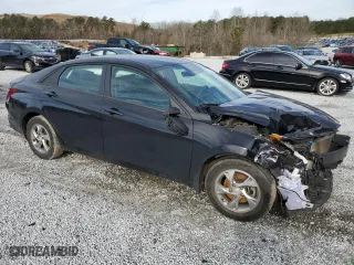 2022 Hyundai Elantra SE with VIN 5NPLL4AG6NH053254, listed as a Copart auction lot 45707335 with 89,283 mi miles and Salvage Title. Bid and sale history available at carsss.com. Image 4.