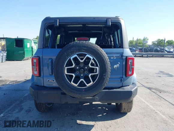 2024 Ford Bronco Outer Banks with VIN 1FMDE8BH8RLB07390, listed as a IAAI auction lot 41984960 with 4,528 mi miles and . Bid and sale history available at DreamBid. Image 15.