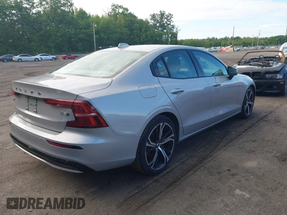 2024 Volvo S60 Core Dark Theme with VIN 7JRL12TK0RG294377, listed as a IAAI auction lot 42337658 with 32,034 mi miles and . Bid and sale history available at DreamBid. Image 4.