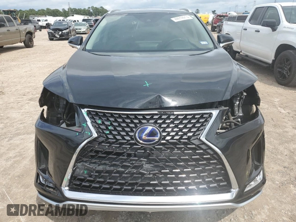 2022 Lexus RX with VIN JTJJGKFA2N2023378, listed as a Copart auction lot 69316914 with 44,552 mi miles and Salvage Title. Bid and sale history available at carsss.com. Image 5.