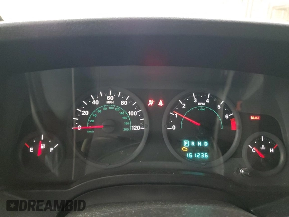 2007 Jeep Compass Sport with VIN 1J8FF47W87D130159, listed as a Copart auction lot 47032565 with 161,236 mi miles and Salvage Title. Bid and sale history available at carsss.com. Image 9.