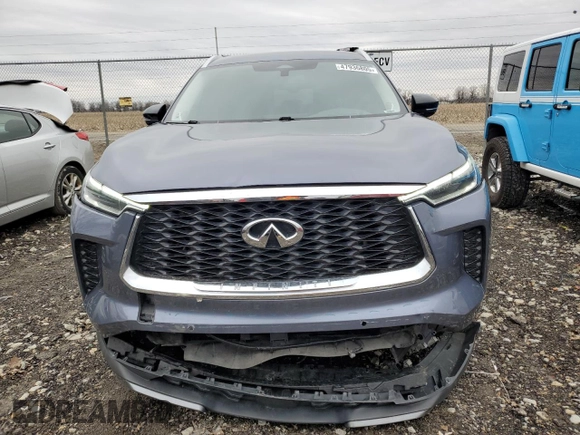 2023 Infiniti QX60 Sensory z VIN 5N1DL1GS8PC346145, wystawiony jako Copart lot #47936805 z przebiegiem 38 542 mil mil oraz Szkoda całkowita • Salvage title. Historia ofert i sprzedaży dostępna na DreamBid. Obrazek 5.