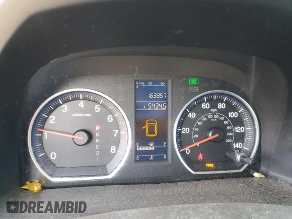 2011 Honda CR-V LX with VIN JHLRE4H32BC010757, listed as a Copart auction lot 50101075 with 163,357 mi miles and Salvage Title. Bid and sale history available at carsss.com. Image 9.