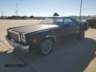 1977 Chevrolet El Camino z VIN 1D80L7R422223, wystawiony jako Copart lot #76084644 z przebiegiem 98 765 mil mil oraz Nie do naprawy • Non repairable. Historia ofert i sprzedaży dostępna na DreamBid. Obrazek 1.