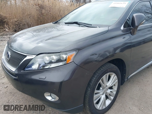 2010 Lexus RX 450h with VIN JTJBC1BA5A2408301, listed as a IAAI auction lot 41801639 with 264,134 mi miles and . Bid and sale history available at DreamBid. Image 6.