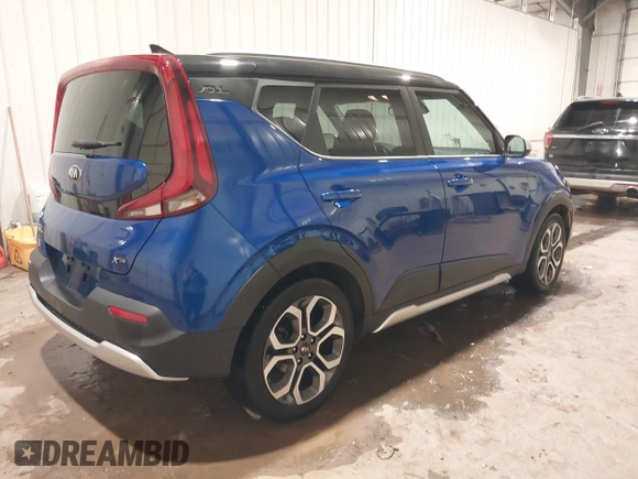 2021 Kia Soul S with VIN KNDJ23AU1M7129377, listed as a IAAI auction lot 41523428 with 44,634 mi miles and . Bid and sale history available at DreamBid. Image 4.