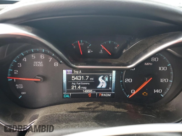 2016 Chevrolet Impala LT with VIN 2G1105SA6G9181542, listed as a Copart auction lot 65734085 with 149,695 mi miles and Clean title. Bid and sale history available at DreamBid. Image 9.