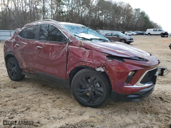 2024 Buick Encore GX Sport Touring with VIN KL4AMDSL4RB017497, listed as a Copart auction lot 49082295 with 9,547 mi miles and Salvage Title. Bid and sale history available at carsss.com. Image 4.