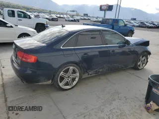2009 Audi A4 Prestige with VIN WAUMK78K79N069372, listed as a Copart auction lot 53846905 with Not provided miles and Salvage title. Bid and sale history available at DreamBid. Image 3.