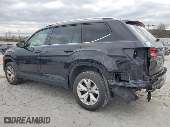 2019 Volkswagen Atlas S with VIN 1V2GR2CA6KC543907, listed as a Copart auction lot 49256425 with 81,240 mi miles and Salvage title. Bid and sale history available at DreamBid. Image 2.