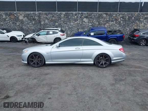 2009 Mercedes-Benz CL 5.5L V8 with VIN WDDEJ86X29A023380, listed as a IAAI auction lot 41746047 with 59,496 mi miles. Bid and sale history available at carsss.com. Image 14.