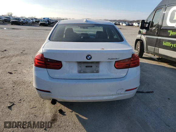 2013 BMW 3 Series 320i with VIN WBA3B1C50DF078329, listed as a Copart auction lot 85543174 with 207,120 mi miles and Salvage Title. Bid and sale history available at carsss.com. Image 6.