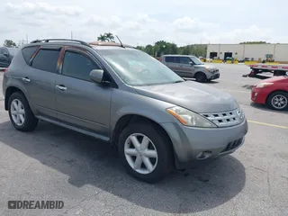 2005 Nissan Murano SE with VIN JN8AZ08T05W314118, listed as a IAAI auction lot 41826834 with 227,880 mi miles. Bid and sale history available at carsss.com. Image 1.