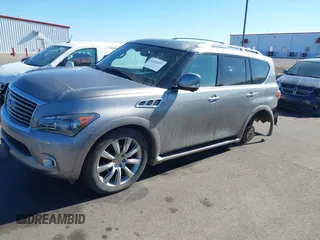 2012 Infiniti QX56 7-passenger z VIN JN8AZ2NE9C9016633, wystawiony jako IAAI lot #41651897 z przebiegiem 191 558 mil mil oraz . Historia ofert i sprzedaży dostępna na DreamBid. Obrazek 2.