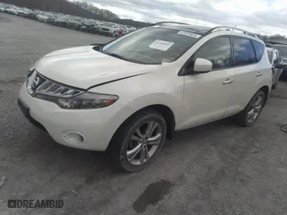2009 Nissan Murano SL with VIN JN8AZ18WX9W126681, listed as a IAAI auction lot 41722192 with 152,433 mi miles. Bid and sale history available at carsss.com. Image 2.