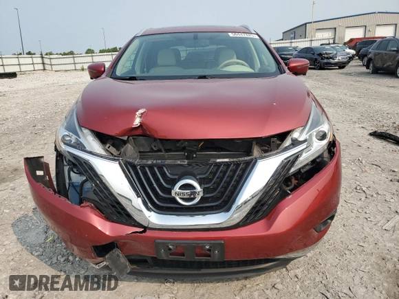 2016 Nissan Murano Platinum z VIN 5N1AZ2MH3GN161604, wystawiony jako Copart lot #58447825 z przebiegiem 66 472 mil mil oraz Szkoda całkowita • Salvage title. Historia ofert i sprzedaży dostępna na DreamBid. Obrazek 5.