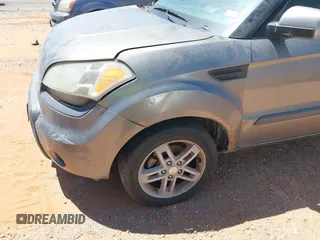 2011 Kia Soul + with VIN KNDJT2A29B7343407, listed as a IAAI auction lot 42078576 with 126,378 mi miles and . Bid and sale history available at DreamBid. Image 6.