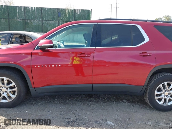 2020 Chevrolet Traverse LT Cloth with VIN 1GNEVGKW0LJ156045, listed as a IAAI auction lot 42050791 with 98,250 mi miles and . Bid and sale history available at DreamBid. Image 15.