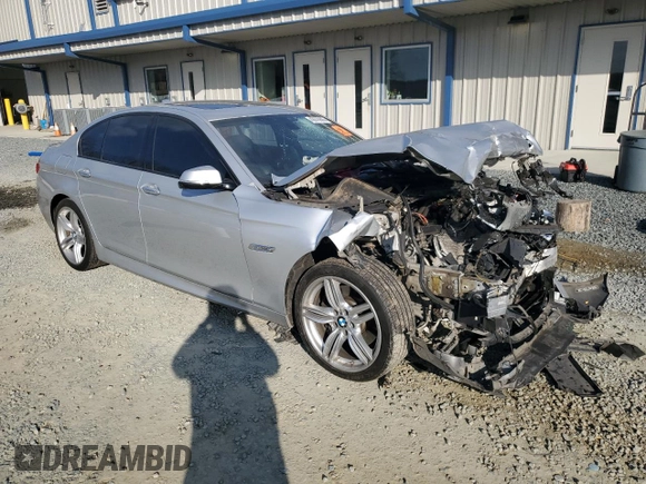 2014 BMW 5 Series 535i with VIN WBA5B1C56EDZ37168, listed as a Copart auction lot 42676905 with Not Provided miles and Salvage Title. Bid and sale history available at DreamBid. Image 4.