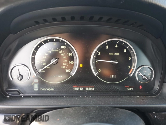 2013 BMW 5 Series 535i xDrive with VIN WBAFU7C54DDU74933, listed as a Copart auction lot 50698855 with 156,112 mi miles and Salvage Title. Bid and sale history available at DreamBid. Image 9.